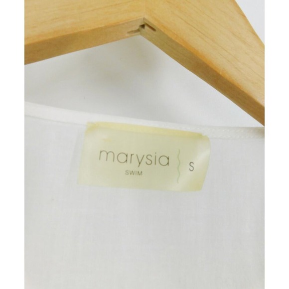 Marysia Swim White‎ Wrap Dress V Neck Short Sleeve Womens Size S - Picture 4 of 4